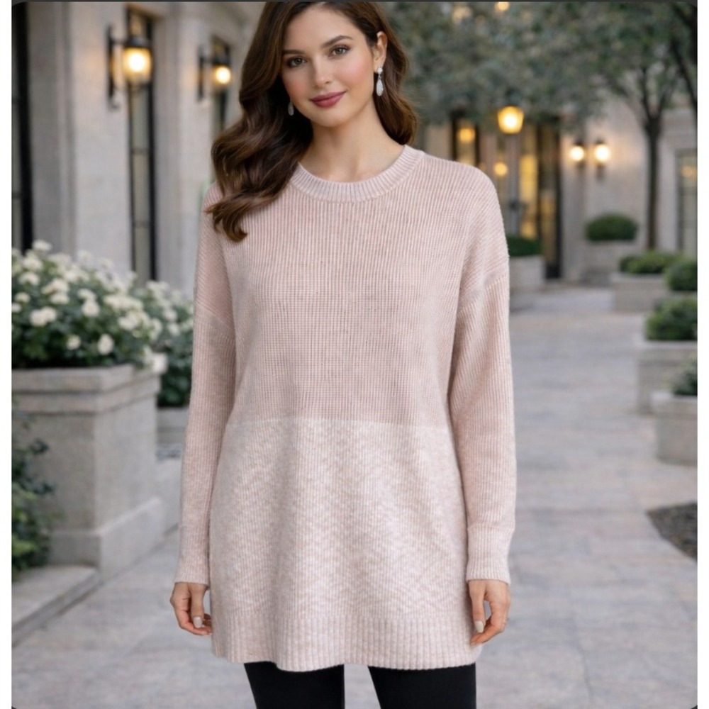 Lululemon Restful Intention Sweater Merino Wool Blend Women Size 10 ? Pink Bliss